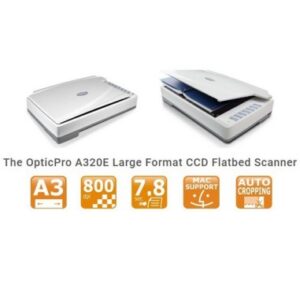 Plustek A320E Flatbed scanner 800 x 800 DPI A3 White - Image 1