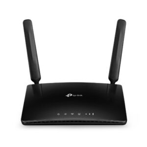 Bevielio tinklo įranga TP-LINK 4G LTE maršrutizatorius TL-MR100 802.11n, 300 Mbit/s, 10/100 Mbit/s, Ethernet LAN (RJ-45) prievadai 2, 4G, Antenos tipas 2x Nuimamos išorinės antenos