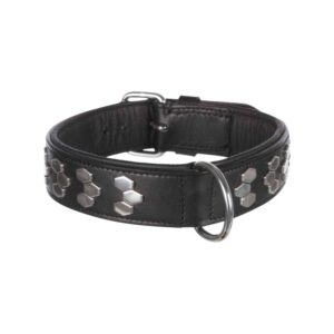 TRIXIE Active antkaklis su met. apdaila, oda L 45-55cm/40mm, juodas