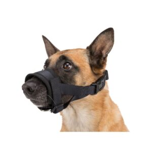 TRIXIE Antsnukis-kilpa, nailonas M-L, juodas - Image 2