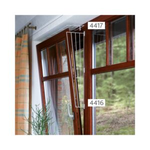 TRIXIE  Apsauginės grotelės langams, šonams, 62x16-8 cm, baltos - Image 2