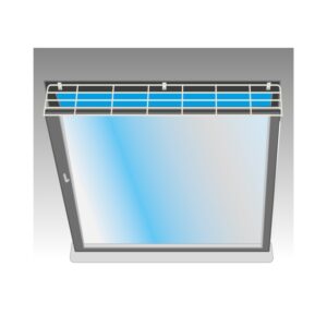 TRIXIE  Apsauginės grotelės langams, viršui-apačiai, 65x16 cm, baltos