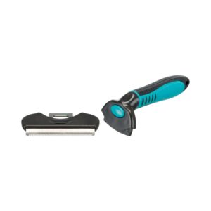 TRIXIE  Carding įrankis pavilnės iššukavimui, plastm.-metal. ašmenys, 7x15 cm - Image 2