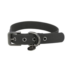 TRIXIE CityStyle antkaklis, PVC, S-M: 30-37 cm/20 mm, juodas