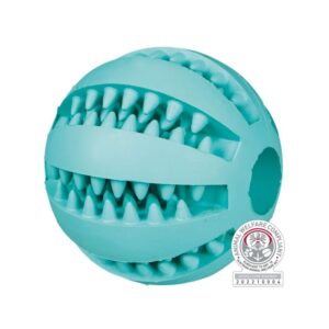 TRIXIE Denta Fun kamuolys, mėtinis, natūrali guma, ø 6 cm