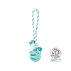 TRIXIE Denta Fun Kamuolys su virve, natūrali guma, ø 7-24 cm