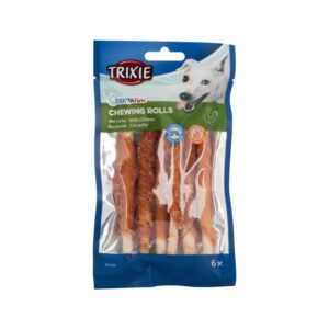TRIXIE Denta Fun skanėstai šunims, kramtomi vištienos suktinukai 140 g - Image 2