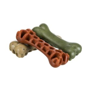 TRIXIE Denta Fun Veggie kaulas su tuštumomis ir dumbliais, 12cm, 58 g