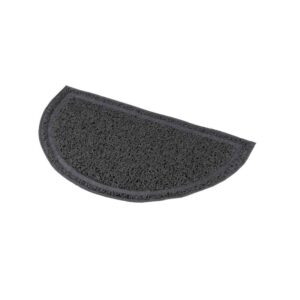 TRIXIE Kilimėlis prie tualeto, pusiau apvalus, PVC, 41x25 cm, antracito