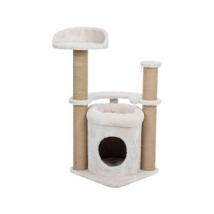 TRIXIE Nayra draskyklė, 2 stulpai su nameliu ir guoliu 83 cm, šviesi