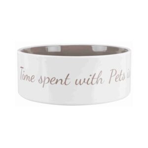 TRIXIE Pet's Home Dubenėlis, keramika, 0.3 l, ø 12 cm, cream-smėlio