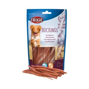 TRIXIE PREMIO skanėstai šunims, antienos juostelės, 80 g