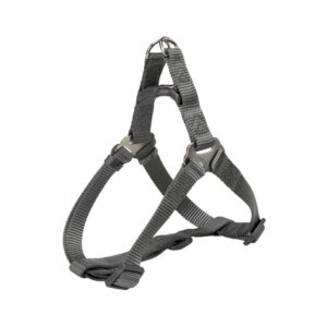 TRIXIE Premium One Touch petnešos, M 50-65cm/20mm, grafito