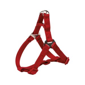 TRIXIE Premium One Touch petnešos, S 40-50cm/15mm, raudonos