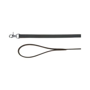 TRIXIE Rustic rieb. odos pavadys, L-XL 1m/25mm, pilkas