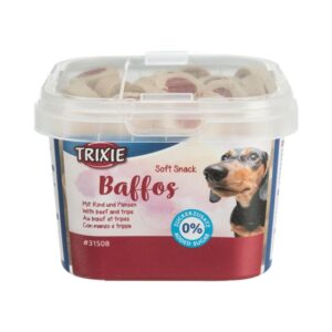 TRIXIE Skanėstai šunims Soft Snack Baffos su jautiena, žarnokais, 140 g