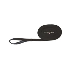 TRIXIE Tracking pavadys, medvilnė, M-L 5 m/20mm, juodas