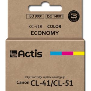 Actis KC-41R rašalas (Canon CL-41/CL-51 pakaitalas; standartinis; 18 ml; spalvotas)