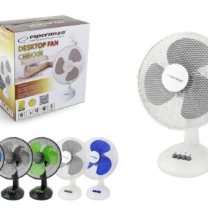 Esperanza EHF003WE, 12'' stalinis ventiliatorius, baltai pilkas - Image 3