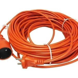 VERTEX PZO50M Ištraukiamas ilginamasis kabelis 50 m 3x2,5 mm Juoda/Oranžinė - Image 2