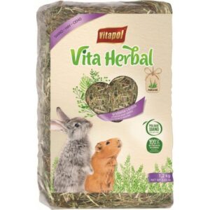 Vitapol natūralus šienas graužikams ir triušiams 1,2kg
