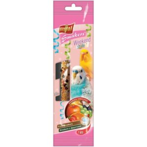 Vitapol Smakers Weekend Style vaisinis skanėstas Banguotosioms papūgėlėms 45g