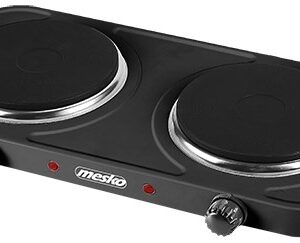 Mesko Home MS 6509 viryklė Juoda Stalviršis Hermetiška kaitlentė 2 zone(s)