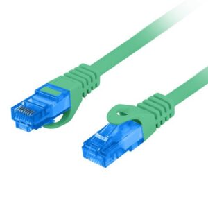 LANBERG PATCHCORD S/FTP CAT.6A 0.5M GREEN LSZH