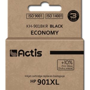 Actis KH-901BKR rašalas (pakaitinis HP 901XL CC654AE; standartinis; 20 ml; juodas)
