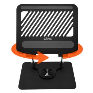 Reguliuojamas, pasukamas, ergonomiškas nešiojamojo kompiuterio stovas 10–17″ LAPTOP STAND ROTO MT2662 - Image 2