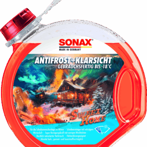 SONAX Žieminis langų apiplovimo skystis paruoštas naudojimui “Sweet Home”, 3L -18°C 136400