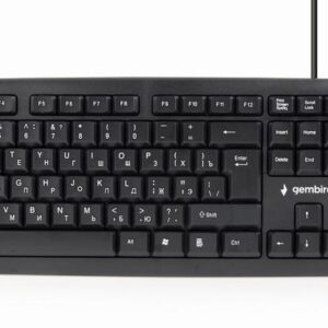 KEYBOARD STANDART USB RUS/BLACK KB-U-103-RU GEMBIRD