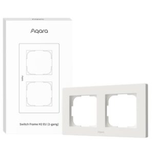 SMART SWITCH FRAME H2 (2-GANG)/WHITE FE-X01D-W AQARA