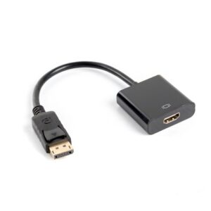 LANBERG DISPLAYPORT(M)->HDMI(F) ADAPTERIS 10CM