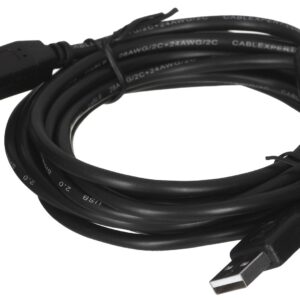 Gembird 3m USB 2.0 A/B M USB kabelis USB A USB B Juoda - Image 2