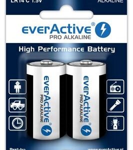 EverActive Pro šarminės baterijos LR14 C - lizdinė plokštelė 2 vnt.