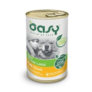 OASY One Protein Adult Medium/Large Pork - drėgnas ėdalas šunims - 400g