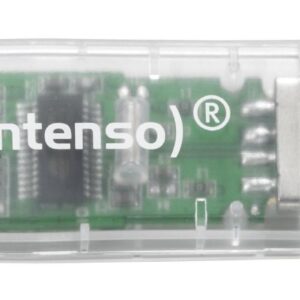 MEMORY DRIVE FLASH USB2 32GB/TRANSPARENT 3502480 INTENSO