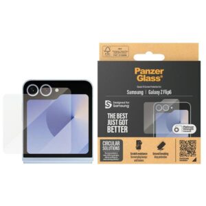 TEMPERED glass screen protector for Samsung Flip6 (outside screen only)