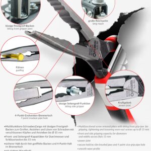 Varžtų išsukimo replės Orbis 143-1800/26RR, 180 mm - Image 2