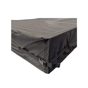 Smėlio dėžės uždangalas, 140 x 140 cm, juoda - Image 3
