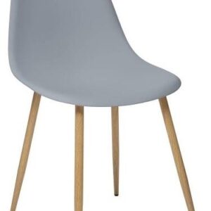 Valgomojo kėdė pilka/šviesiai ruda, 46 cm x 52 cm x 86 cm