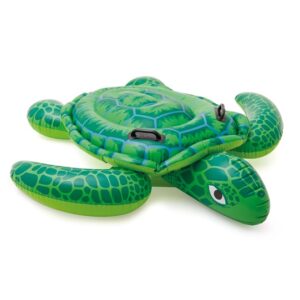 Pripučiamas plaustas Intex Turtle, žalias, 150 cm x 127 cm