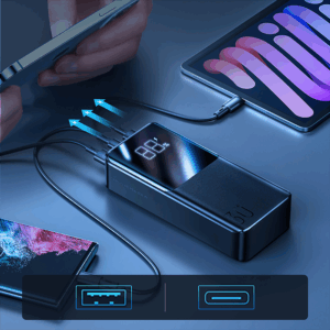 Joyroom power bank 30000mAh 22.5W PD QC3.0 AFC black (JR-QP193) - Image 8