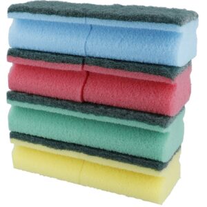 Kempinė valymui, įvairių spalvų, 8 vnt.