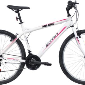 Dviratis miesto Bottari Milano, 26 ", baltas/rožinis