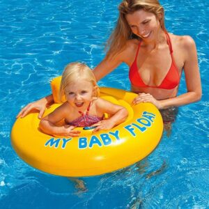 Pripučiamas plaustas Intex 56585, geltonas, 70 cm x 70 cm - Image 3