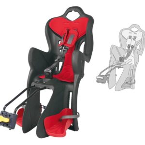 Vaikiška dviračio kėdutė Bellelli, pilka, galinė - Image 2