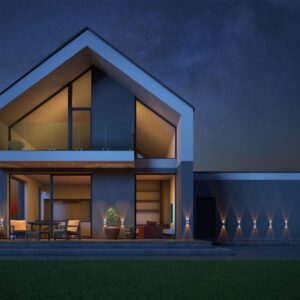 Sieninis lauko šviestuvas 4W, LED, CCT, 400lm, IP54, baltas - Image 3