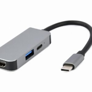 I/O ADAPTER USB-C TO HDMI/USB3/3IN1 A-CM-COMBO3-02 GEMBIRD